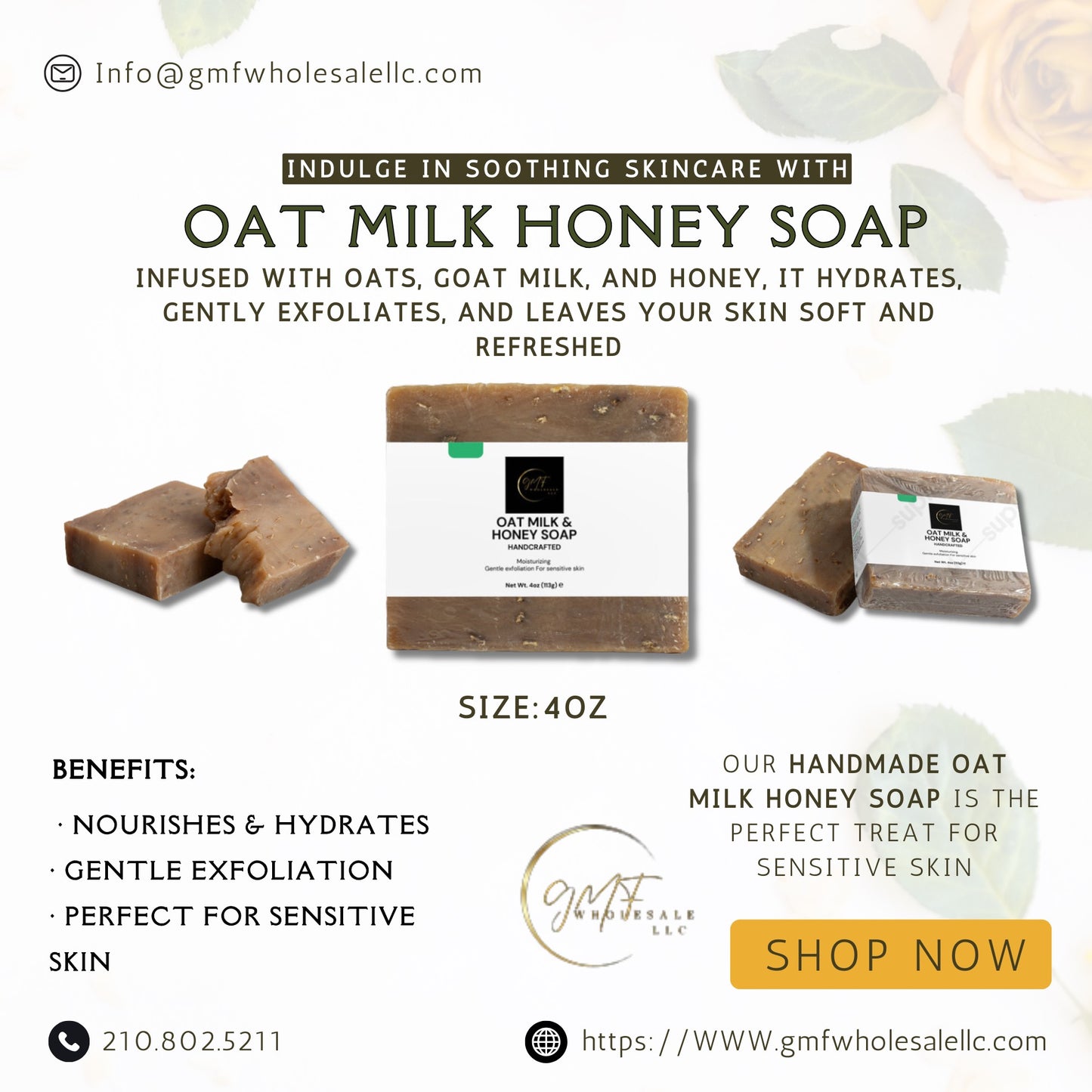 Oat Milk Honey Soap