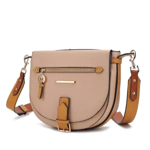 Drew Vegan Leather Color Block Women's Shoulder Bag