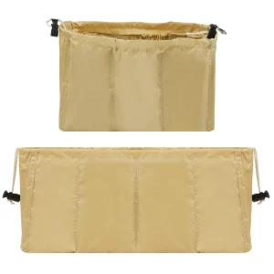 2pcs Handbag Organizer Insert Purse Organizer Multi-pockets Inner Bag