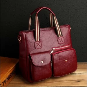 Red Designer Handbag
