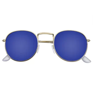 Fashion Round Sunglasses Men Women's Vintage Retro Mirror Glasses