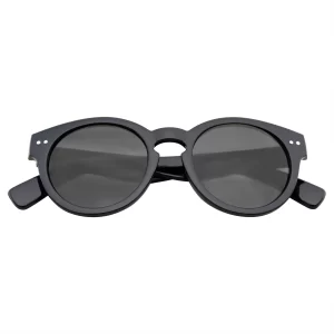 Dapper Vintage Inspired Round Keyhole Sunglasses