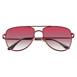 Sunglasses Mens Womens Retro Flat Lens Color Tone Sunglasses