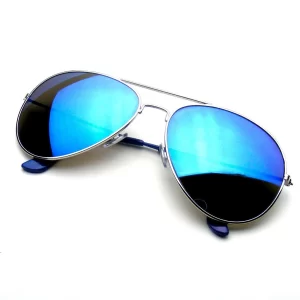 Emblem Eyewear - Reflective Classic Premium Flash Full Mirrored Aviator Sunglasses
