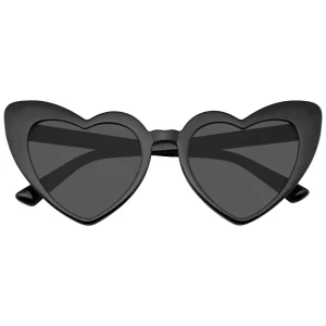 Cat Eye Womens Fashion Mod Super Cat Heart Shape Cat Eye Sunglasses with  Case