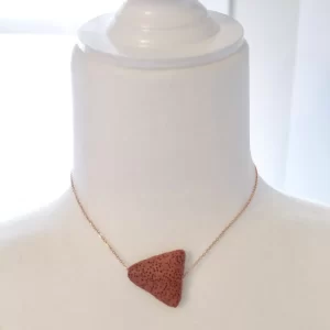Lava Essence - Tracey Necklace in Rust Color