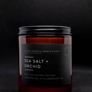 Sea Salt & Orchid Soy Wax Candle (4 Size Options)