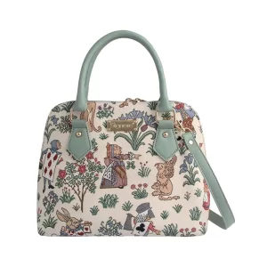 Charles Voysey Alice In Wonderland Convertible Top Handle Purse Handbag