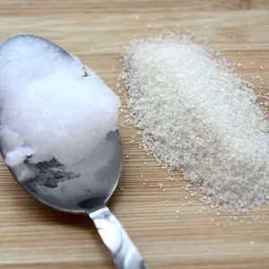 Coconut Oil and Salt Foot Scrub