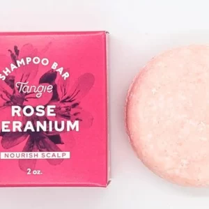 Zero Waste Shampoo Bar by Tangie- Rose Geranium