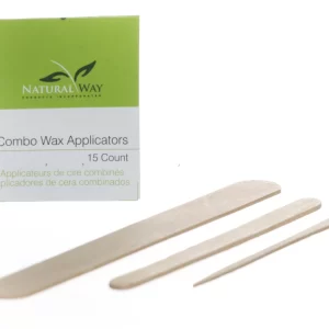 Combined Wax Applicators (5 Eyebrow, 5 Facial, 5 Body)
