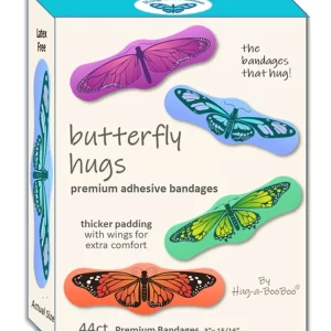 Hug-a-BooBoo "Butterfly Hugs" Premium Bandages 44ct Box