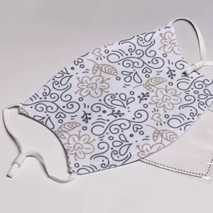 ADJUSTABLE Line Drawing Face Mask