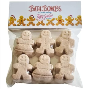 Gingerbread Men Bath Bombs