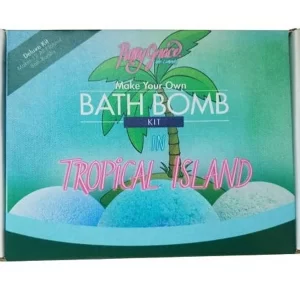 DIY Tropical Island Deluxe Bath Bomb