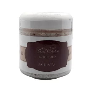 Red Satin Bordeaux Bath Soak