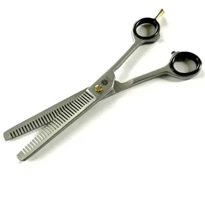 Professional German Double Teeth Hair Trimming Thinning Scissors Shears + Free Tweezers