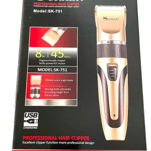 Professional Rechargeable Hair Clipper Adjustable Blades Excellent High Duty