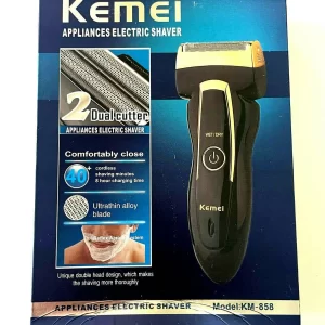 Kemei Rechargeable Dual Cutter Electric Foil Shaver Travel Size Wet Men's Km-2025