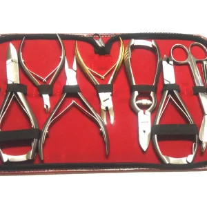 Complete Podiatrist Heavy Duty Clippers and Cutters Variety Tools Kit Set