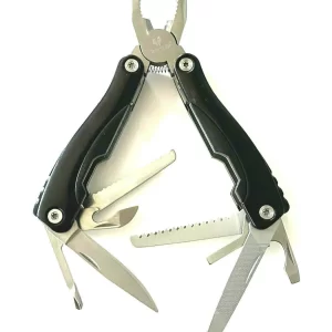 Multi Tool Pliers Pocket Knife Kit Folding Hand Knives Multi Tool Set Black
