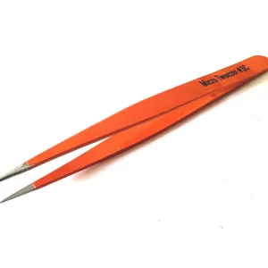 Ultra Fine Point Micro Tweezers #3c Professional Color Coated Tick Removal Hair Tool