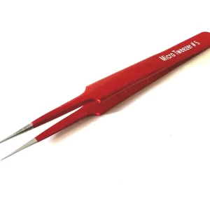 Super Precision High Quality Fine Point Tweezers Tool Fleas Tick Removal Stainless #5