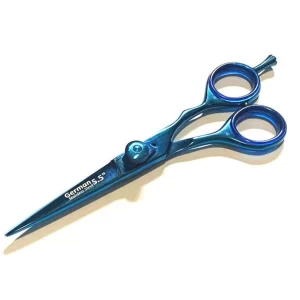 German Hair Cutting Grooming Trimming Scissors Shears Blue