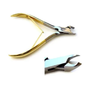 Cuticle Nipper Cutter Gold Beauty Implement