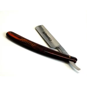 Brown Barber Hashir Professional Men's Classic Straight Razo