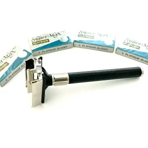 Hashir Professional Old Fashion Butterfly Style Classic Safety Razor + Mirror Set With Blades