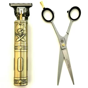 Hashir Professional Beard Hair Nose Ear Scissors Rechargeable Cordless Trimmer