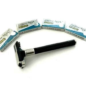Classic Old Fashion Safety Razor Plus Razor Blades Set Kit