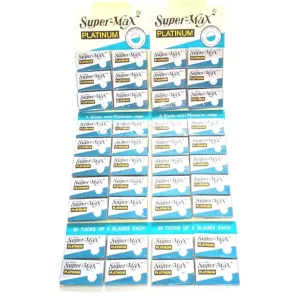 SuperMax Brand Classic Double Edge Razor Blades Kit
