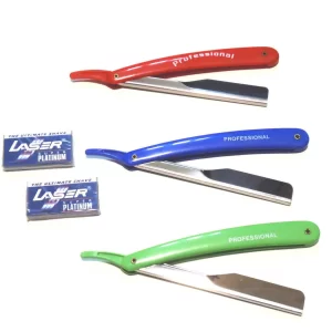 Old Fashion Classic Men's Safety Razors Variety Pack + 10pcs Razor Blades Set