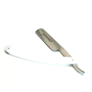 White Professional Hashir Mens Classic Straight Razor