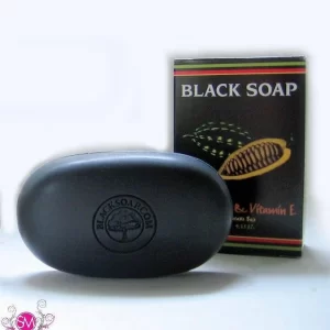 Cocoa & Vitamin E Black Soap - 4 oz.
