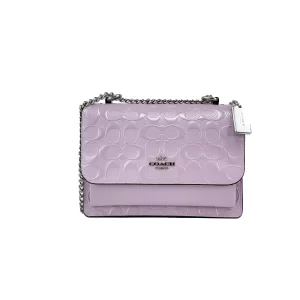 Coach Klare Patent Signature Crossbody Bag