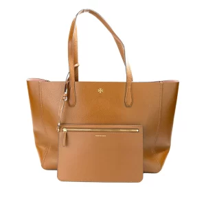 Tory Burch Blake Large Cortado Leather Shoulder Tote