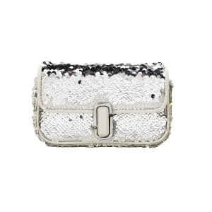Marc Jacobs The Mini J Marc Shoulder Sequined Bag