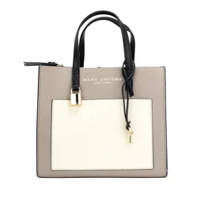 Marc Jacobs Grind Mini Loam Soil Colorblock Leather Tote