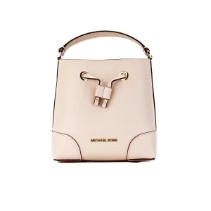 Michael Kors Mercer Leather Bucket Crossbody Bag