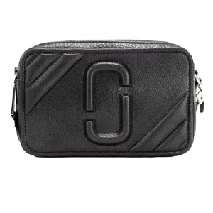 Marc Jacobs The Moto Shot 21 Black Leather Camera Bag