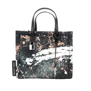 Marc Jacobs Mini Black Splatter Paint Nylon Crossbody Tote