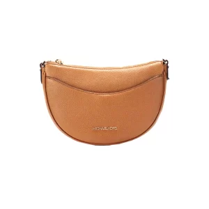 Michael Kors Dover Luggage Half Moon Crossbody Bag