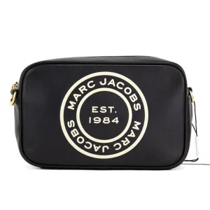 Marc Jacobs Signet Flash Black Camo Strap Camera Bag