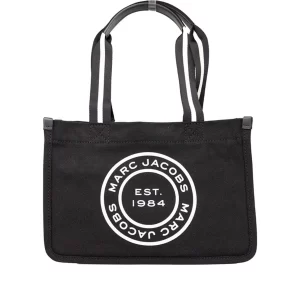 Marc Jacobs Signet Black Canvas Convertible Tote