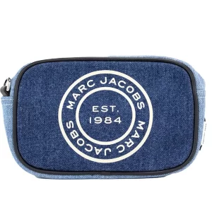 Marc Jacobs Signet Flash Medium Blue Denim Camera Bag