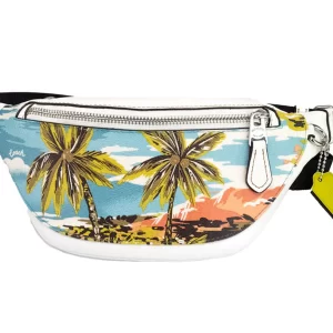 Coach Warren Mini Hawaii Leather Belt Bag Fanny Pack