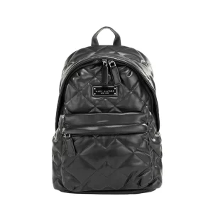 Marc Jacobs Moto Pillow Medium Black Quilted Backpack